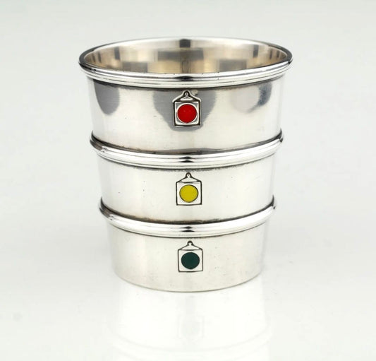 Vintage Gorham Sterling “STOPLIGHT JIGGER” Measuring Cup