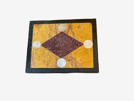 A Grand Tour Specimen Marble Paperweight, Late 19th Century