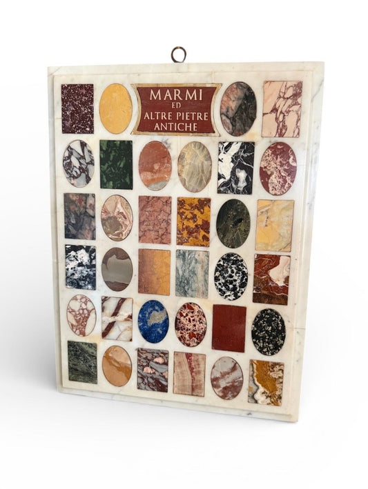 Inlaid Antique Marble Specimens, late 19/early 20c