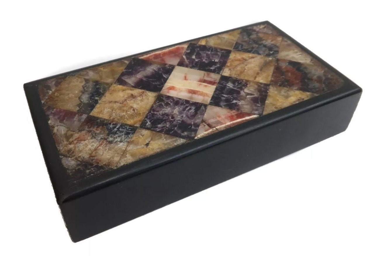 A Blue John Paperweight, late 19th century