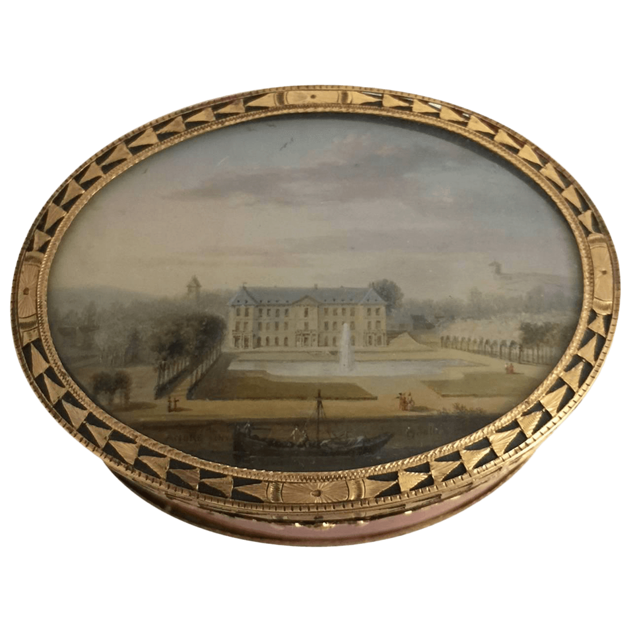 Louis XV Gold-Mounted Lacquer Snuff Box