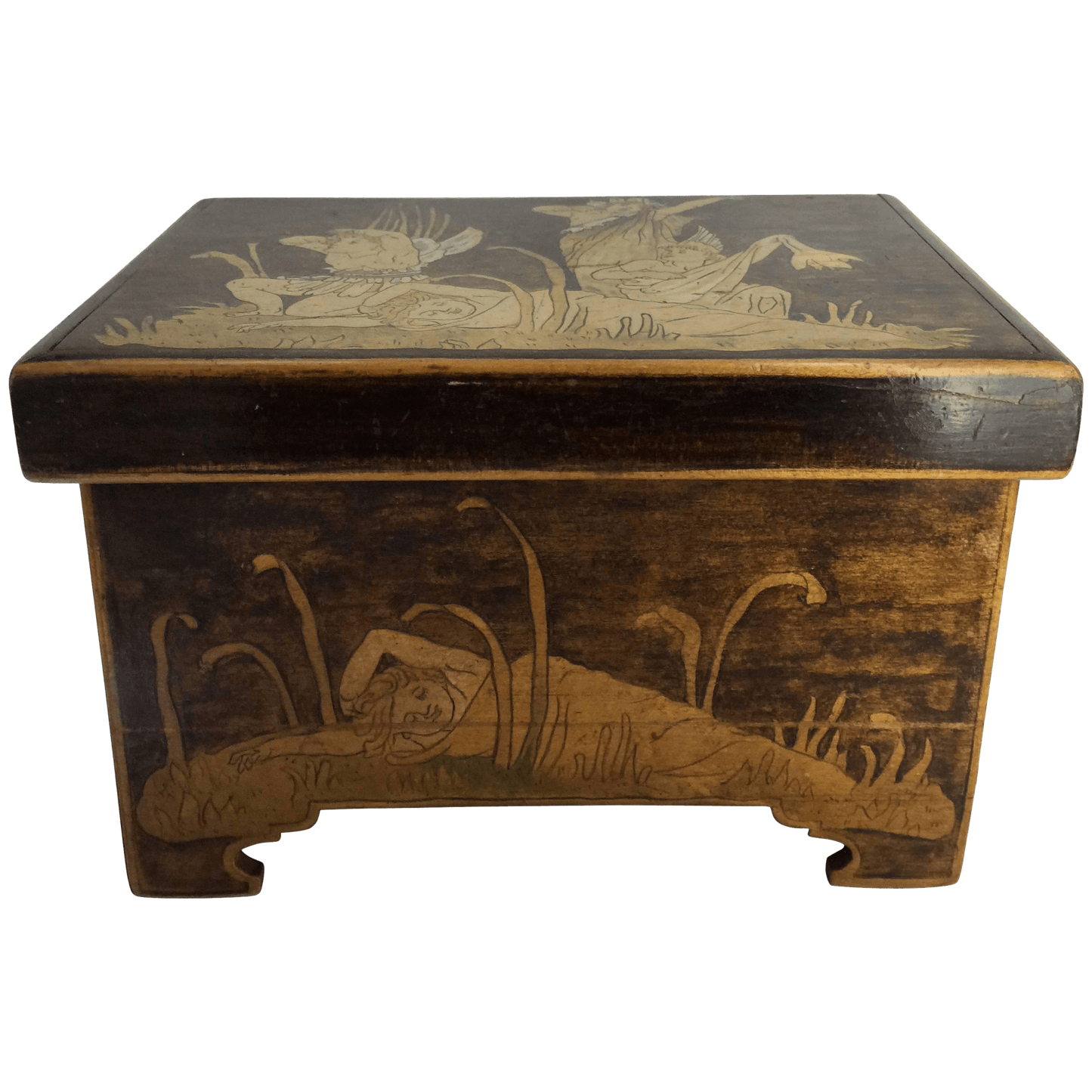 1900s Aesthetic Movement Trinket Box