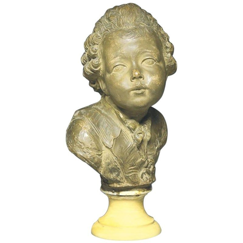 Terracotta Bust of Comte d'artois, by Fernand Cian, Early 20th Century