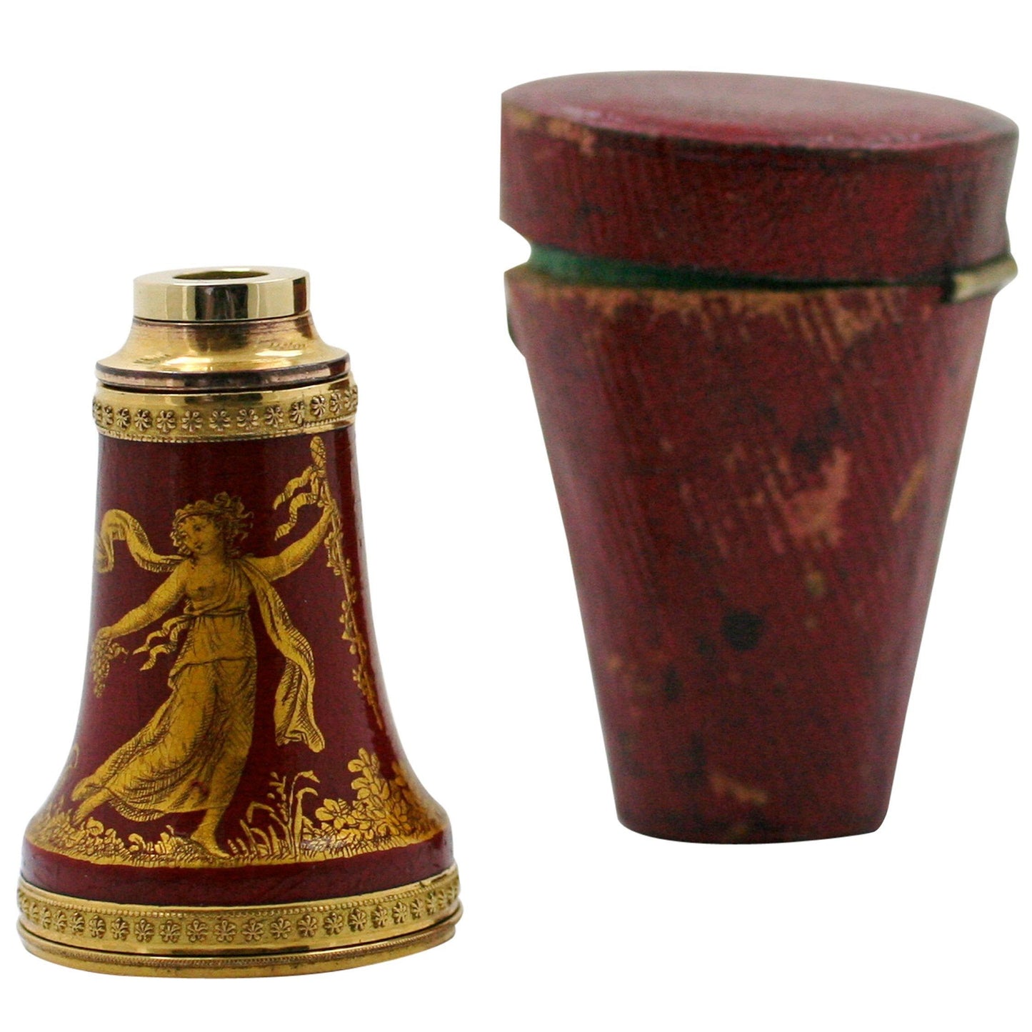 Empire Painted and Lacquered Spyglass, Early 19th Century