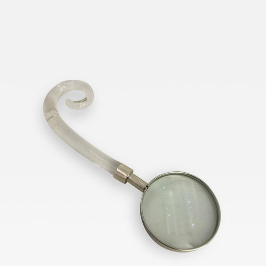 Edwardian Silver-Mounted Magnifying Glass, Birmingham, 1901