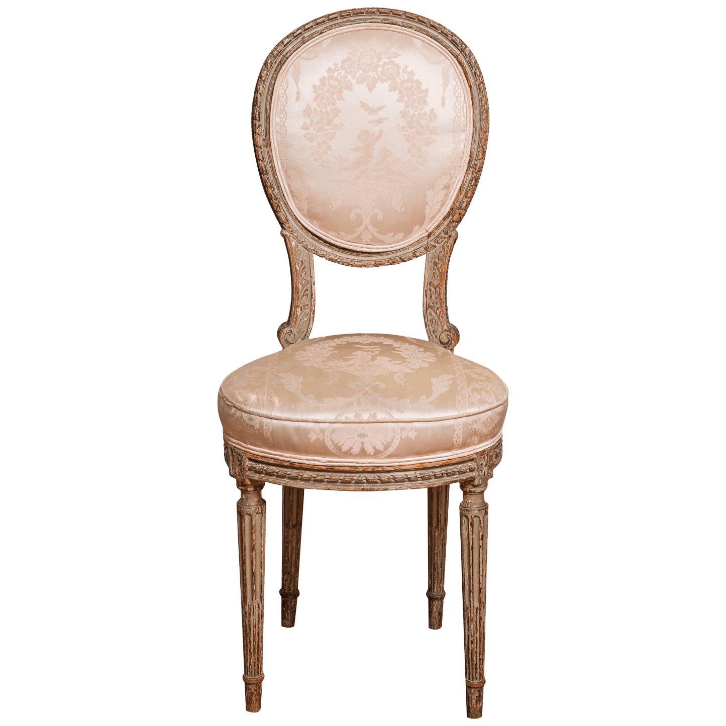 Louis XVI Style Side Chair, 19th Century