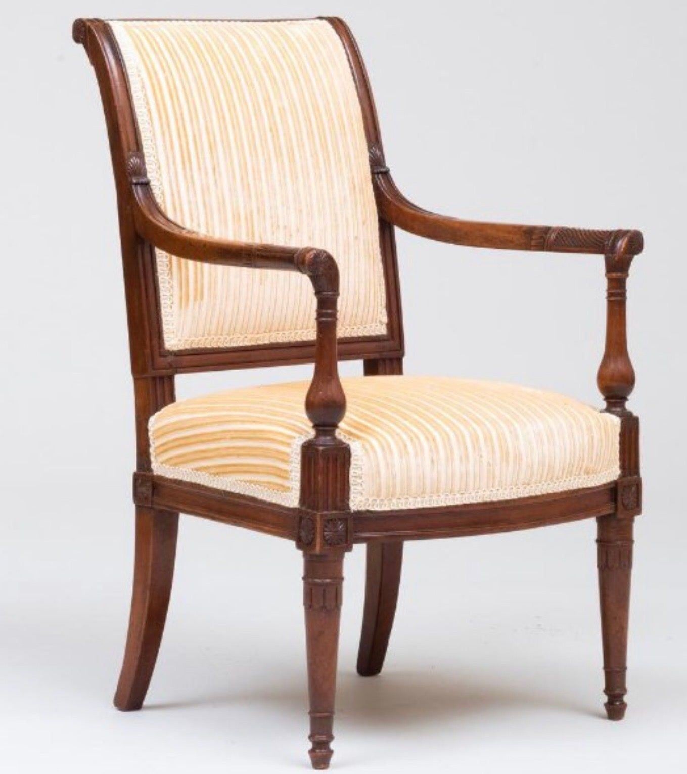 Directoire Mahogany Child’s Armchair, Late 18th Century