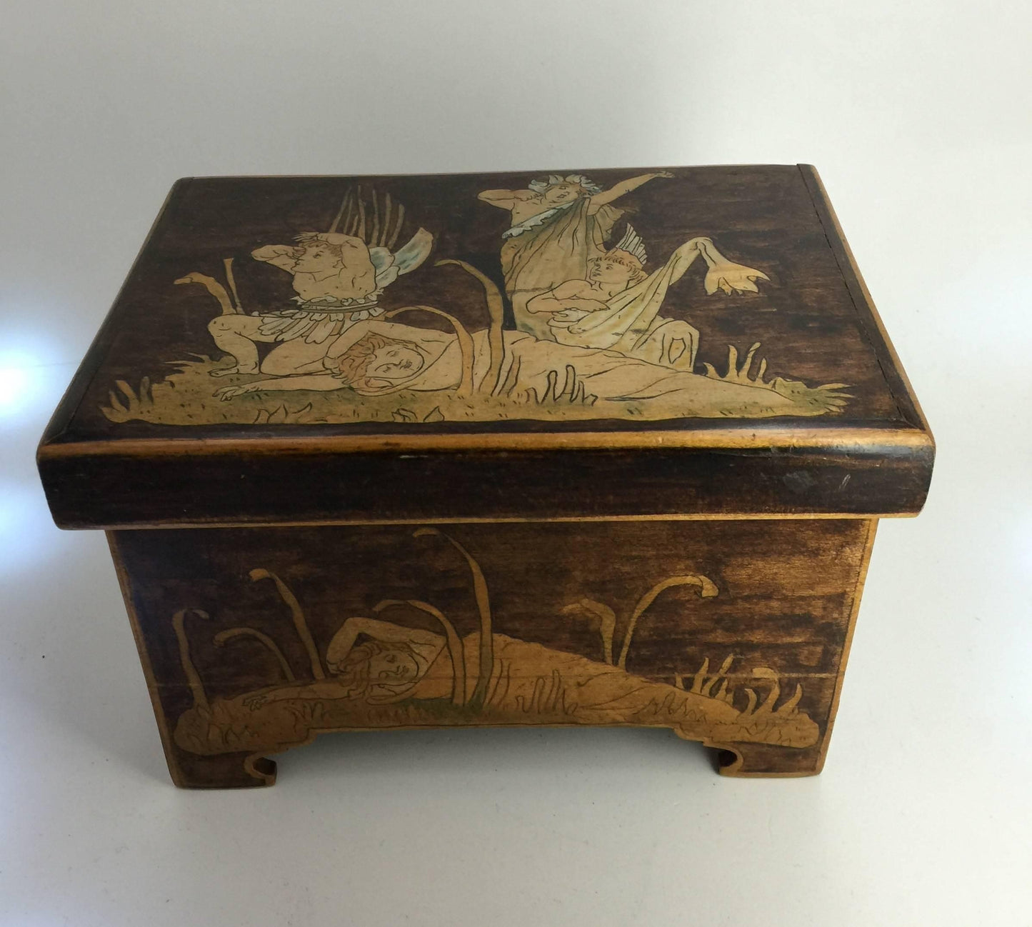 1900s Aesthetic Movement Trinket Box