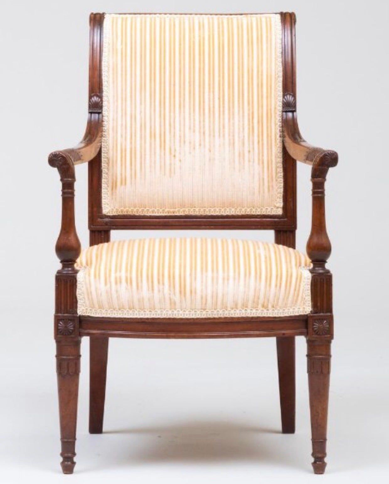 Directoire Mahogany Child’s Armchair, Late 18th Century