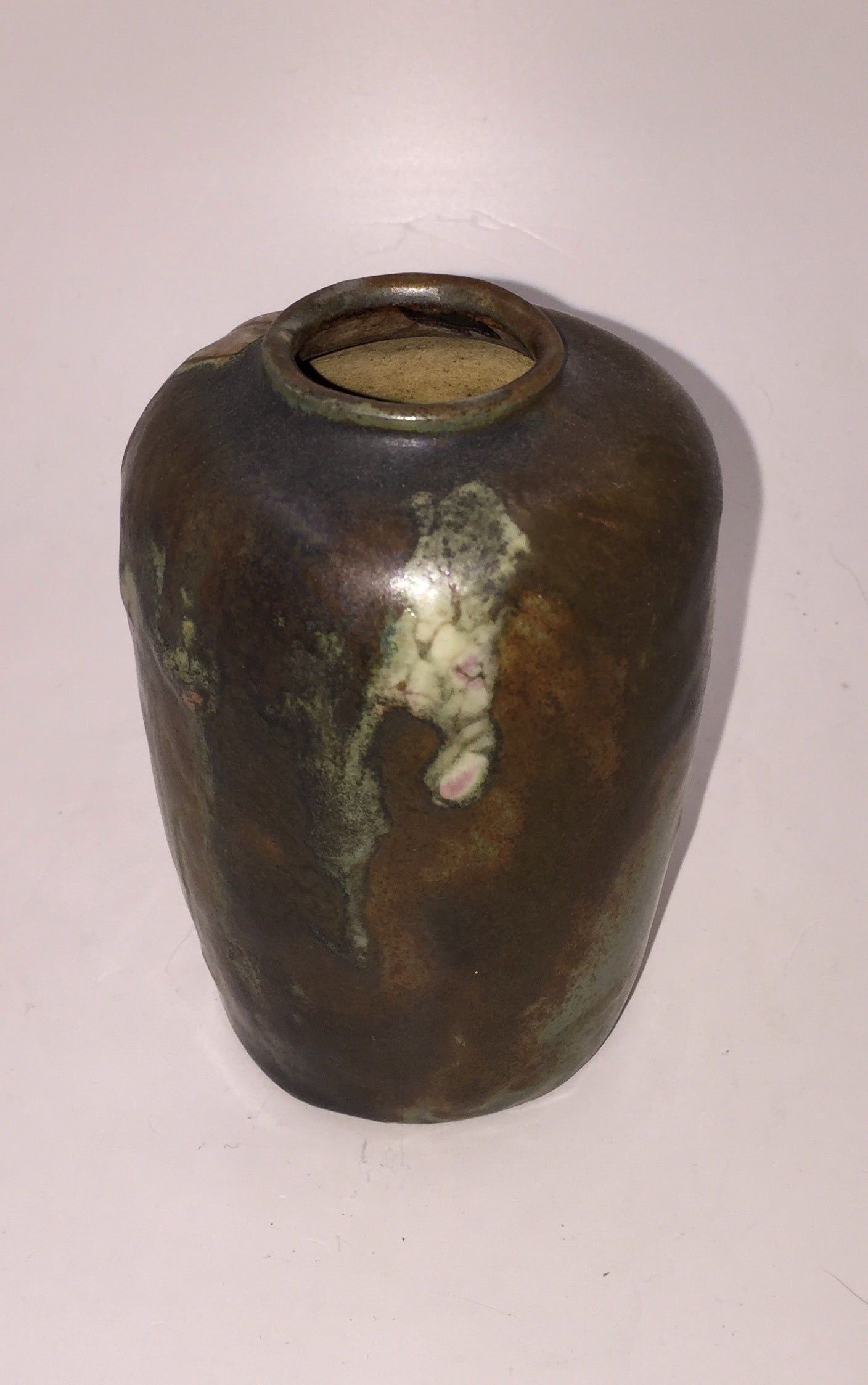 Georges Hoentschel Brown Stoneware Vase, circa 1900