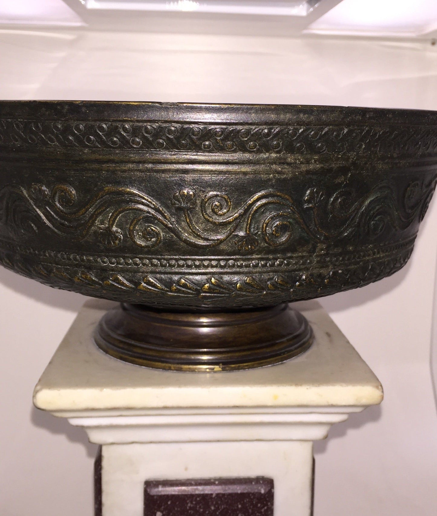 Italian Neoclassical Bronze Bowl, Probably Ferrara, 19th Century