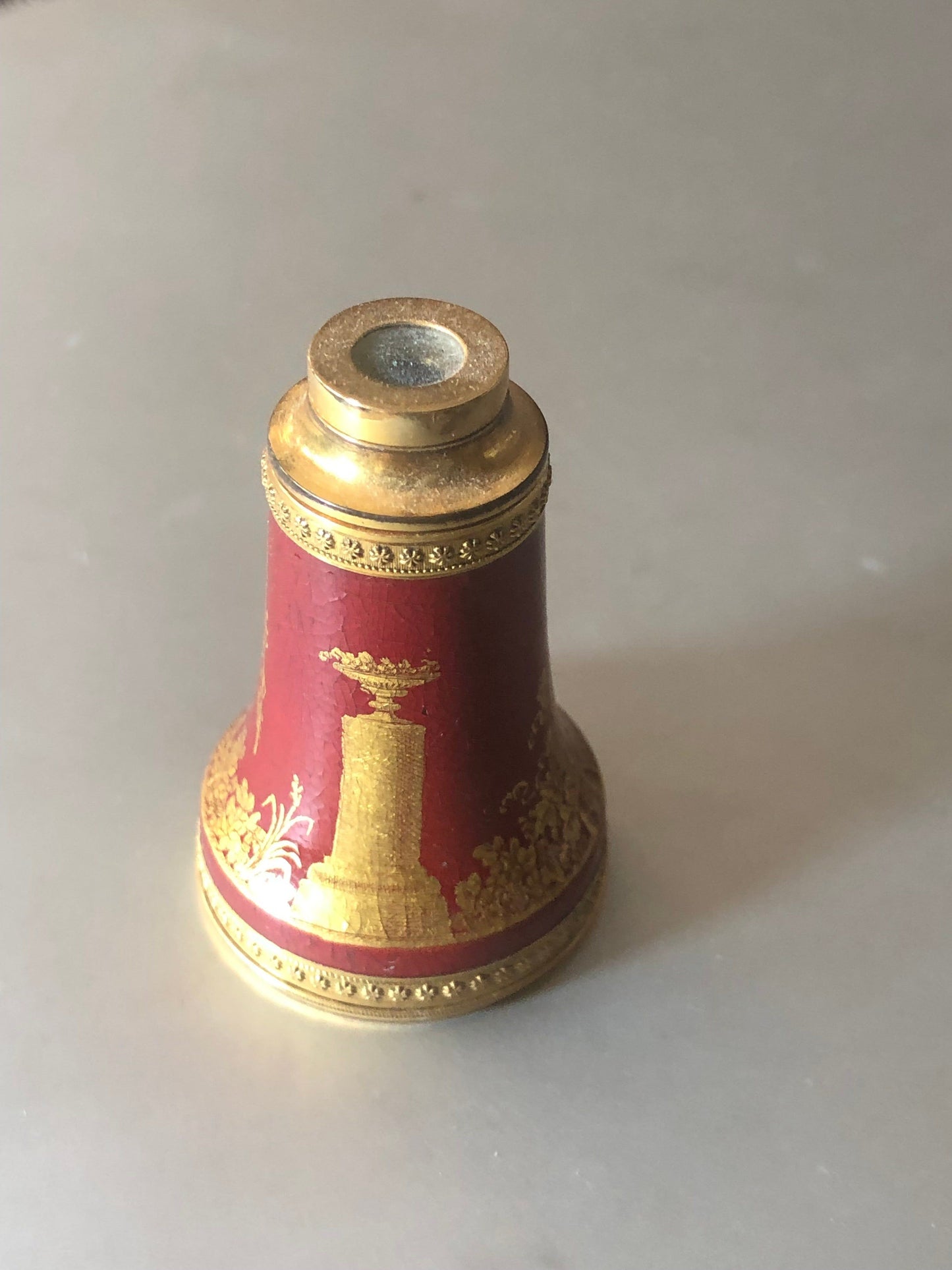 Empire Painted and Lacquered Spyglass, Early 19th Century