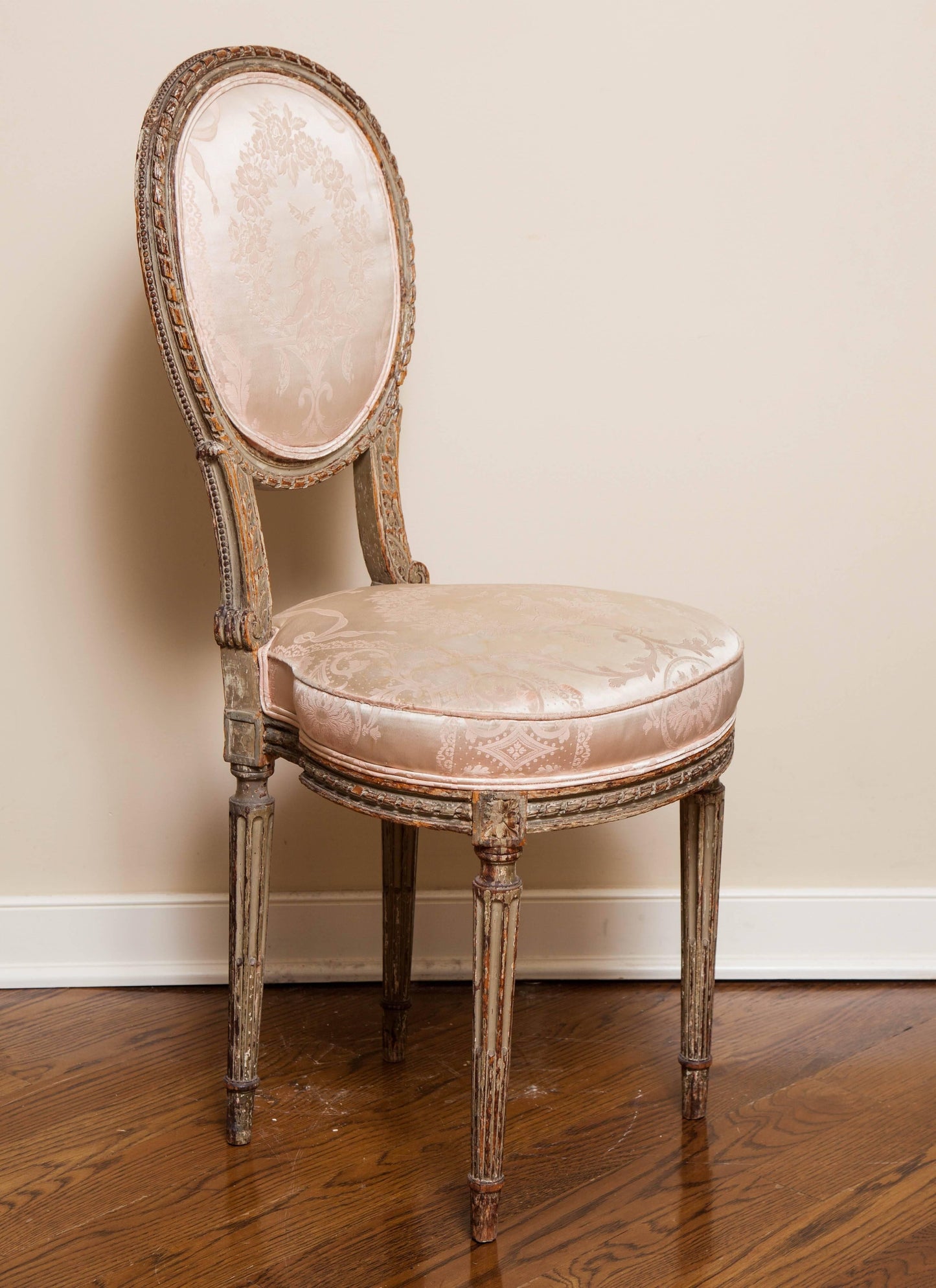 Louis XVI Style Side Chair, 19th Century