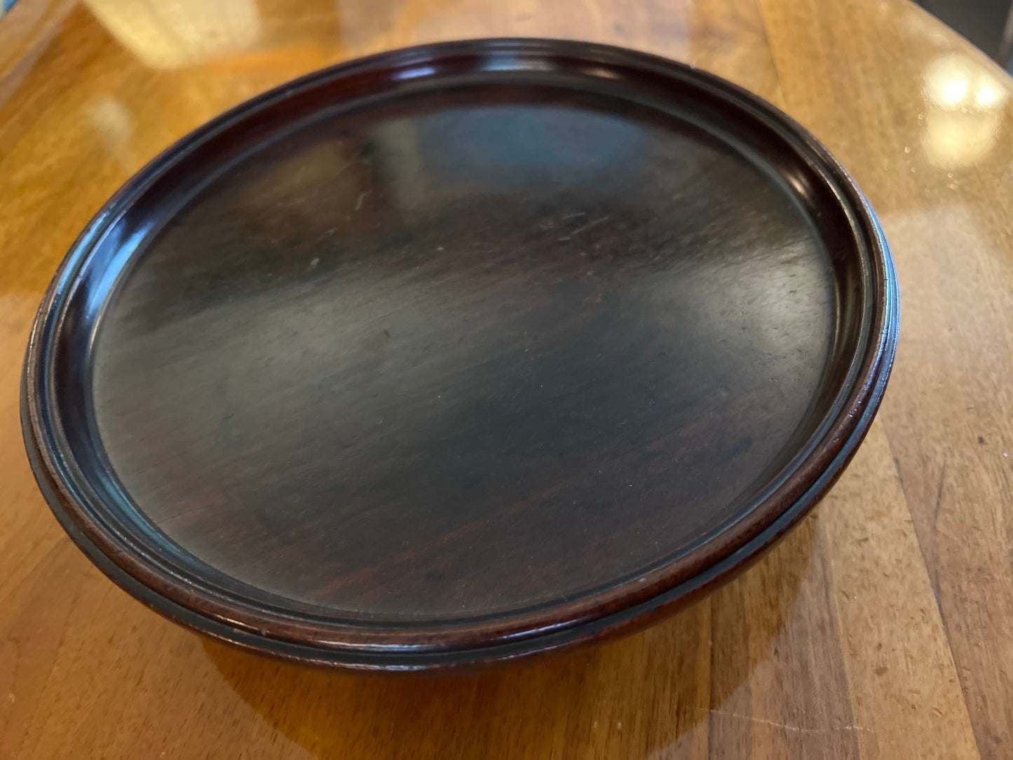 A George III Style Mahogany Wine Coaster