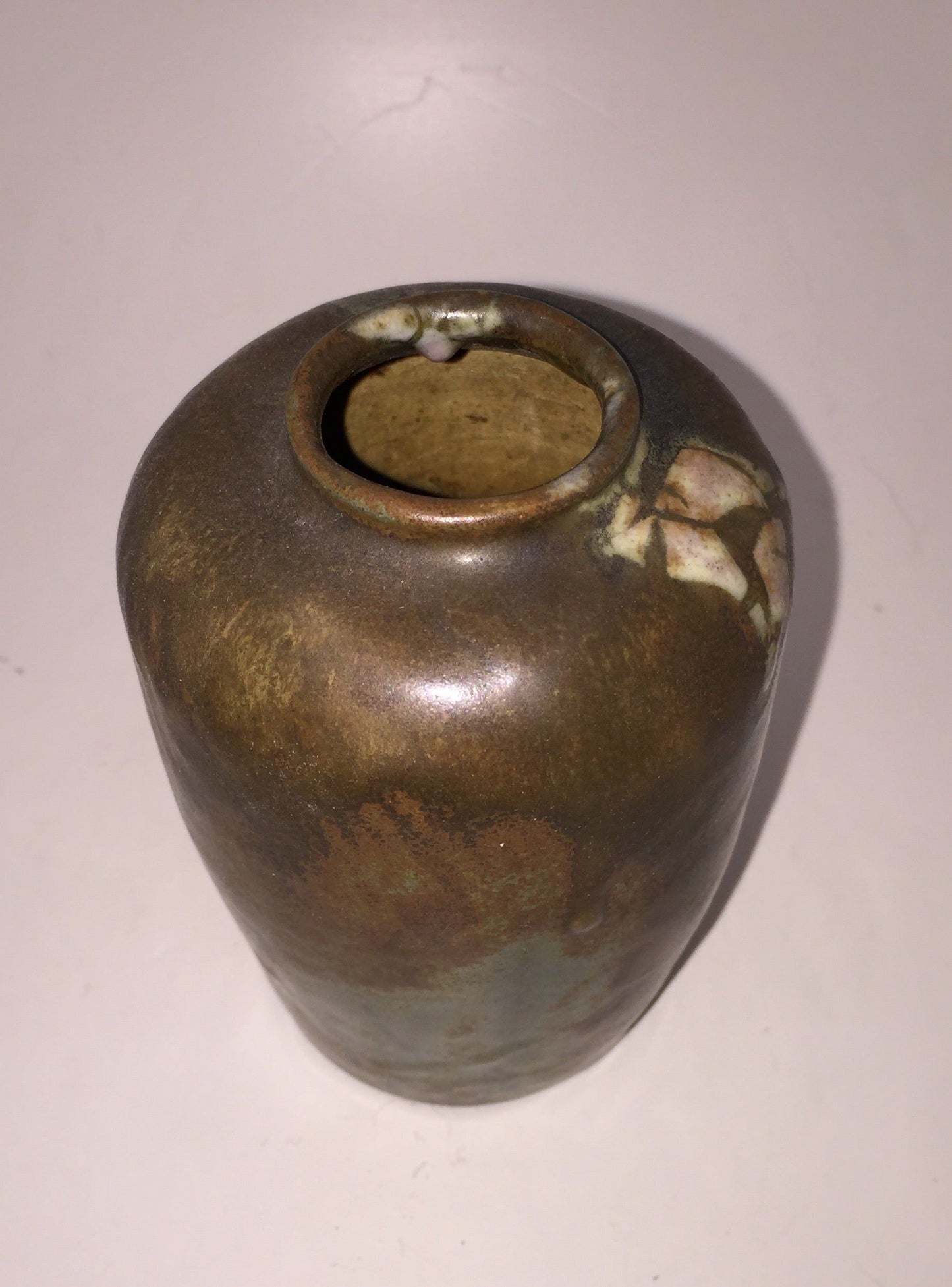 Georges Hoentschel Brown Stoneware Vase, circa 1900