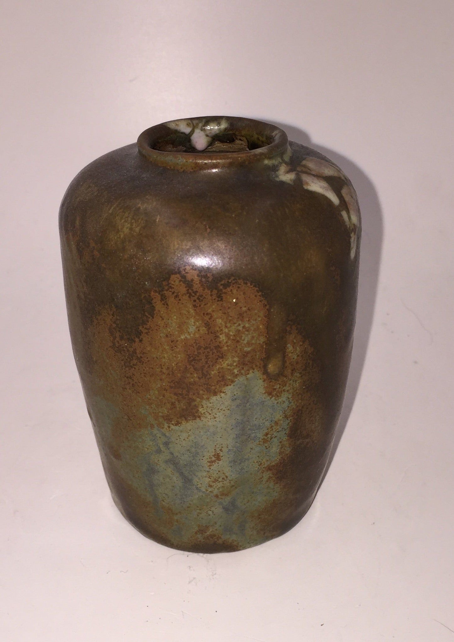 Georges Hoentschel Brown Stoneware Vase, circa 1900