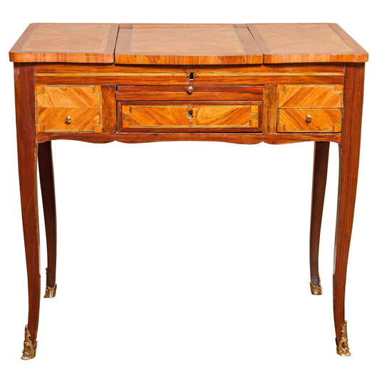 Louis XV Tulipwood and Amaranth Table De Toilette, circa 1760