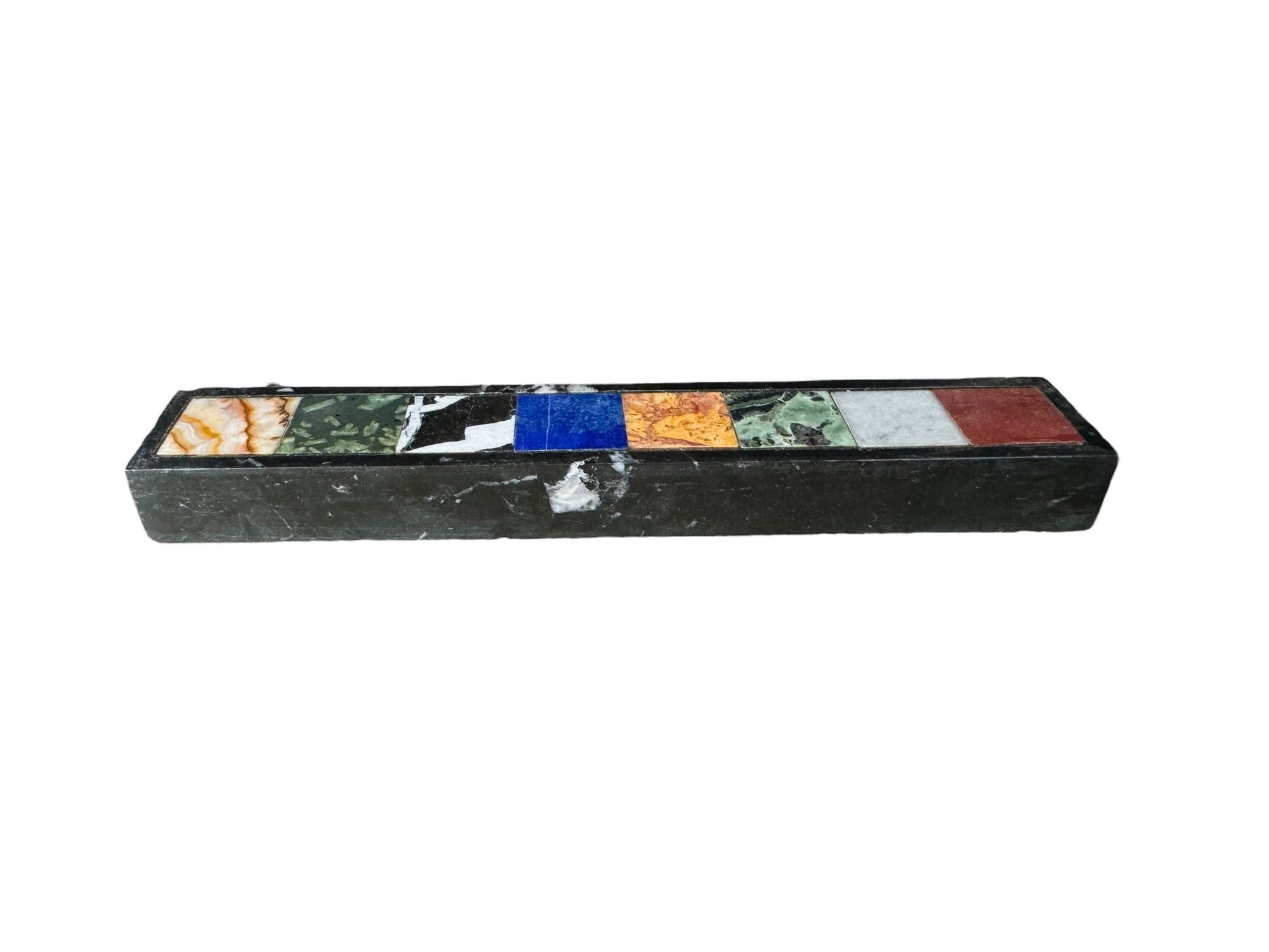 A Vintage Italian Grand Tour Specimen Marble Ruler, 20th Century ...