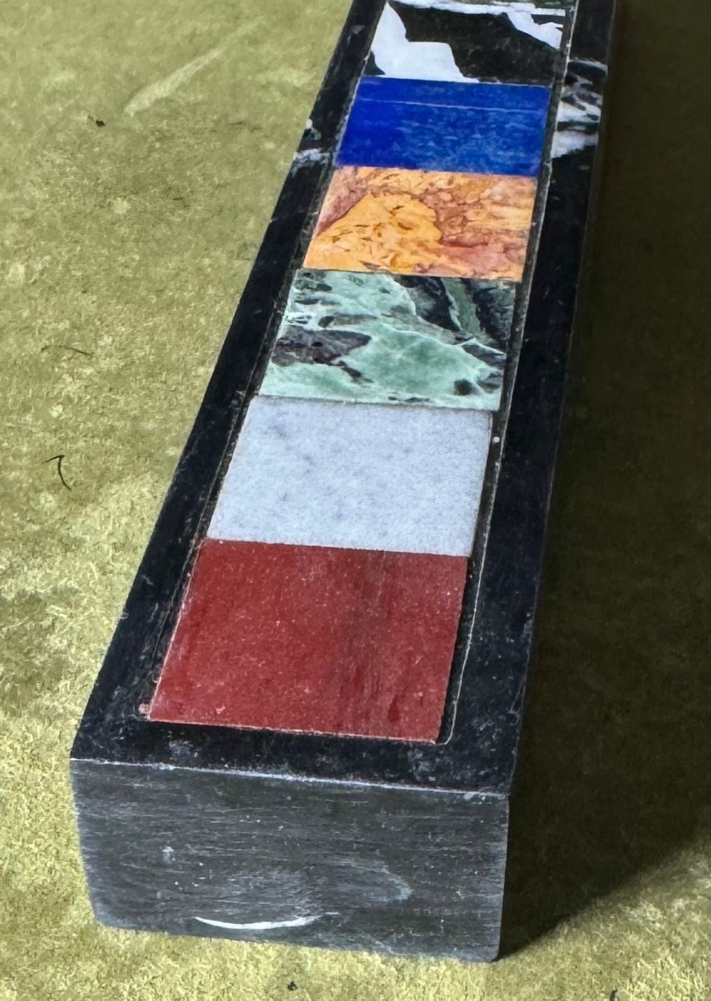 Specimin Ruler A Vintage Italian Grand Tour Specimen Marble Ruler, 20th Century ...