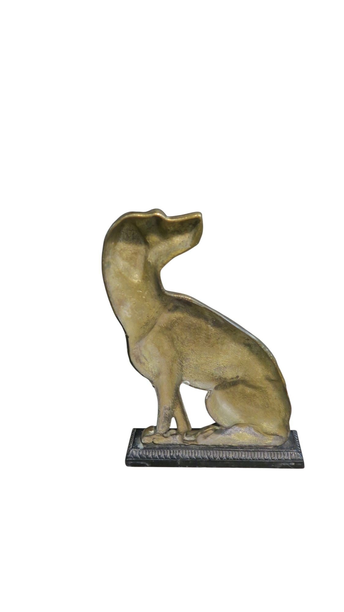 Victorian Brass and Iron Door Stop, circa 1880
