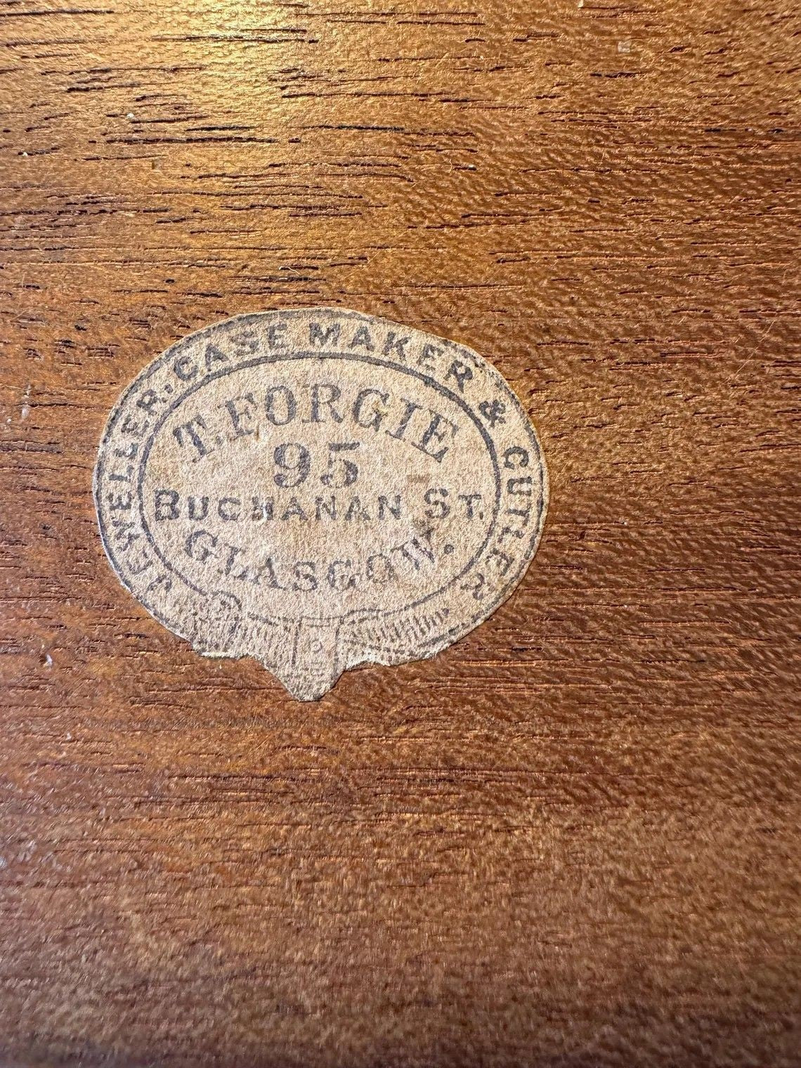 A Mahogany Box with Bone Letters of the Alphabet, Scottish, 19th Century