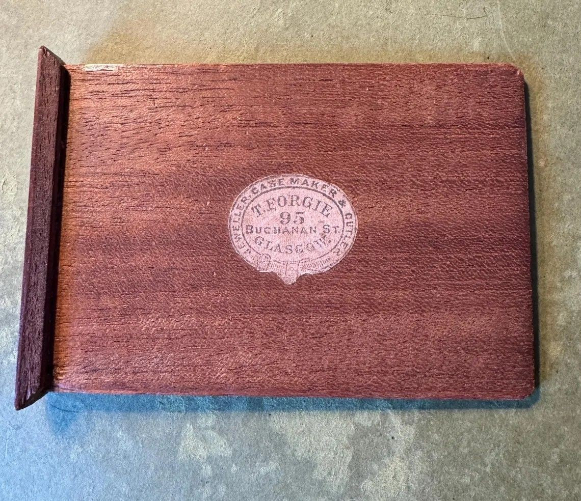 A Mahogany Box with Bone Letters of the Alphabet, Scottish, 19th Century