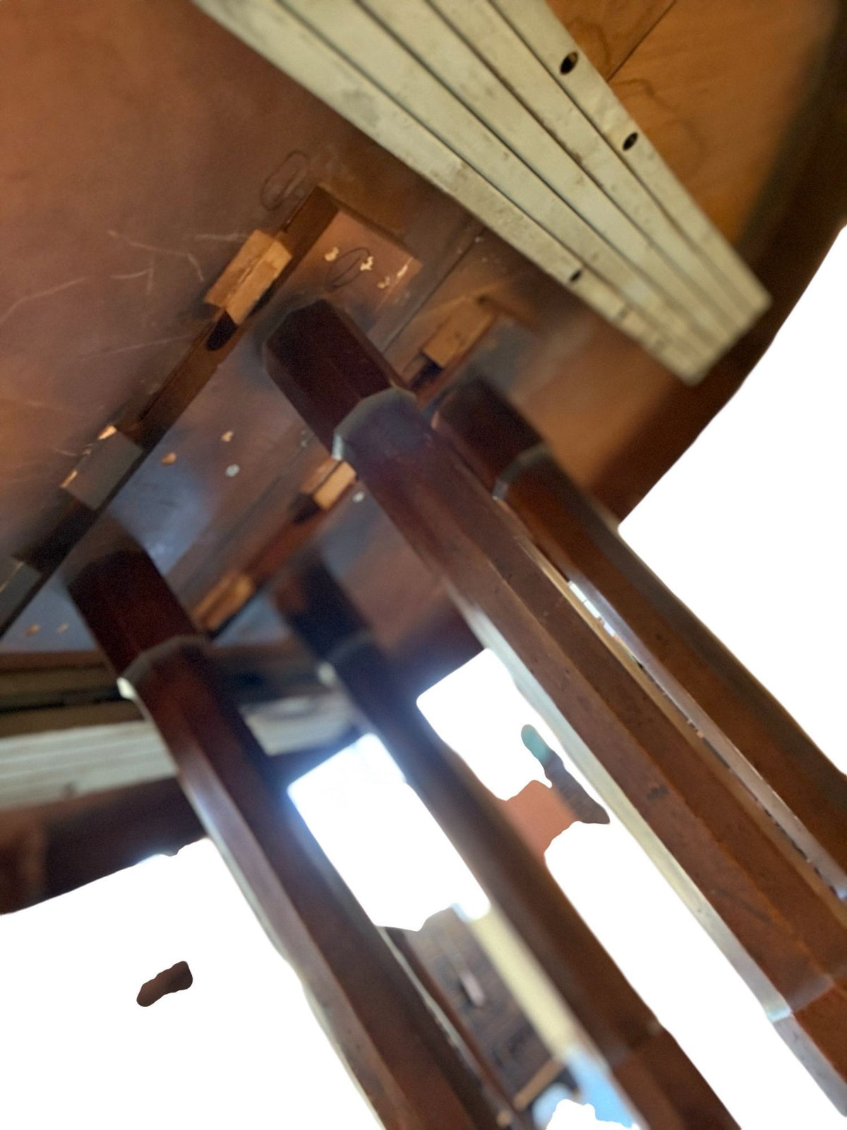 A Mahogany Biedermeier Style Dining Table, 20th Century