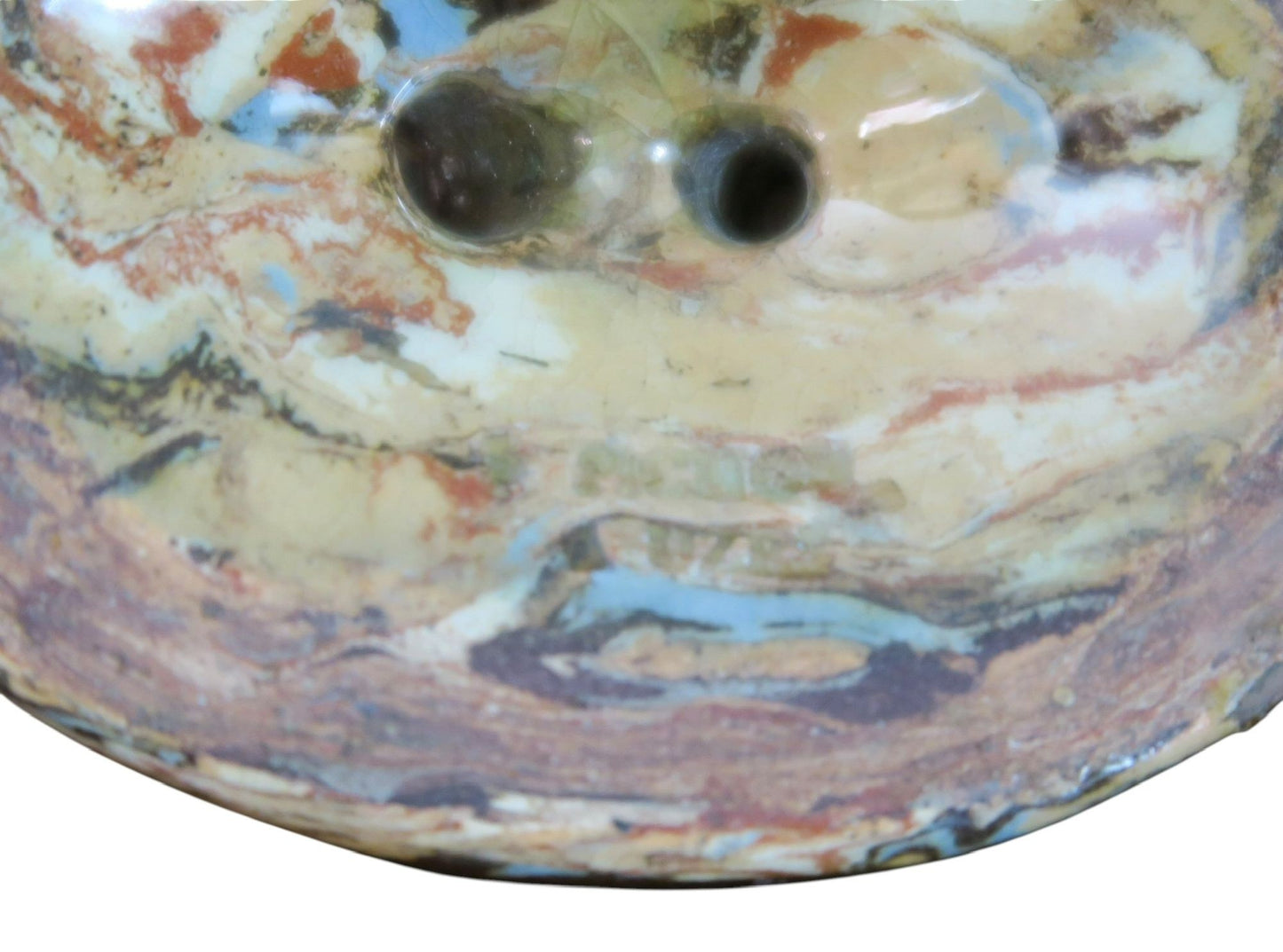 A French Early 19th Century Agate Ware Pilgrim Flask, probably Apt