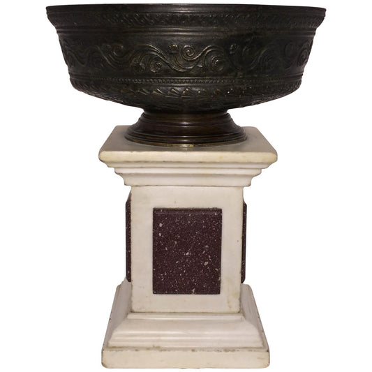 Italian Neoclassical Bronze Bowl, Probably Ferrara, 19th Century