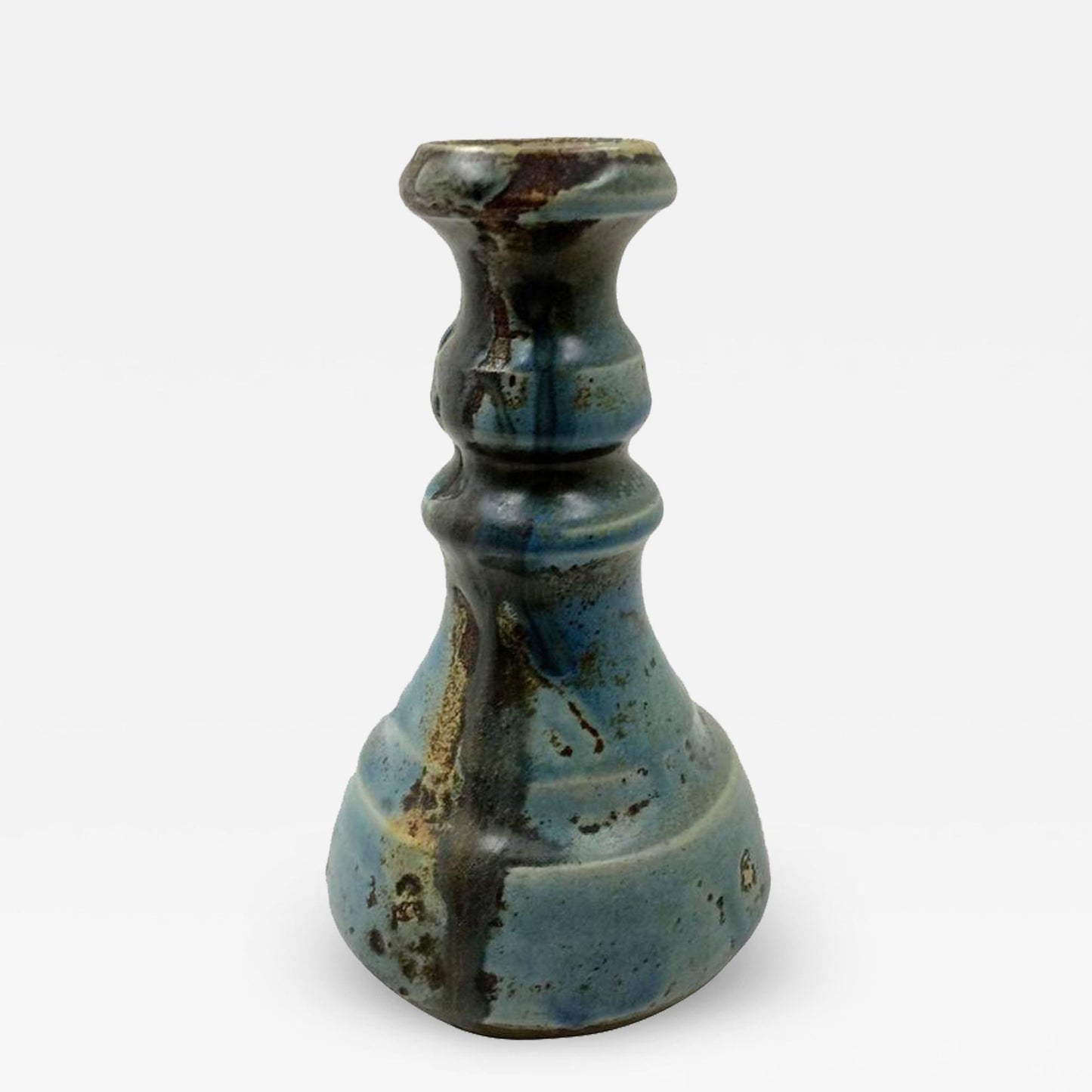 Georges Hoentschel Blue Shaped Vase, circa 1900