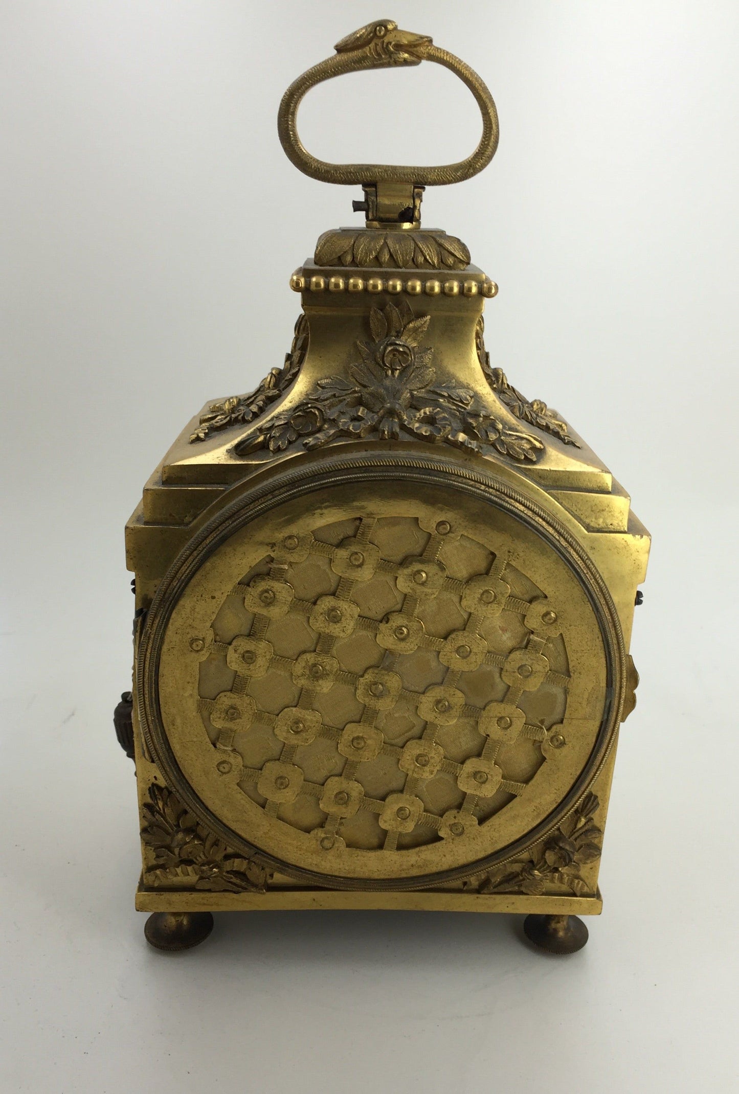 Louis XVI Ormolu Carriage Clock, Pendule d'Officier, Late 18th Century