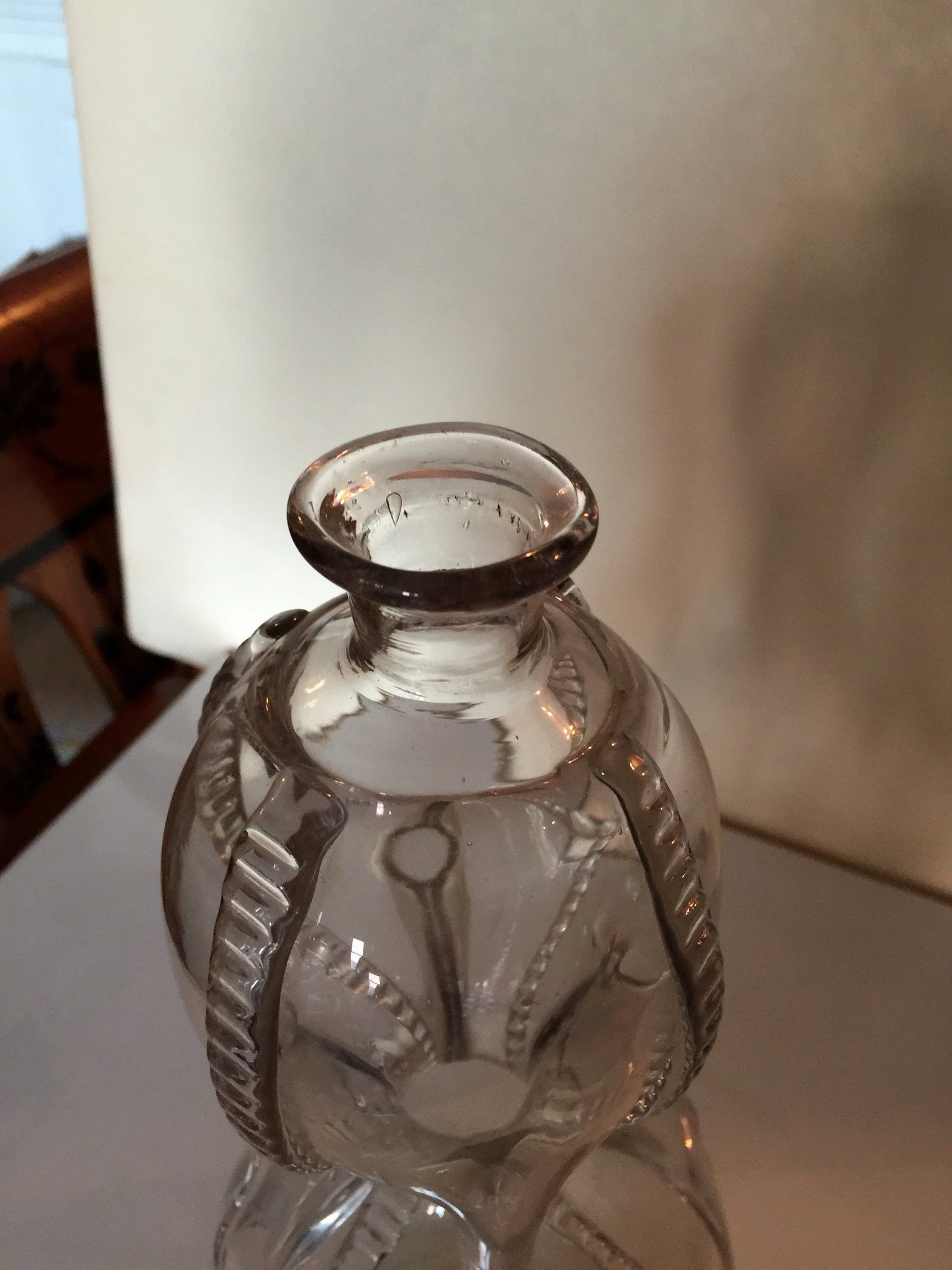 Swedish Glass Decanter, Mid-19th Century