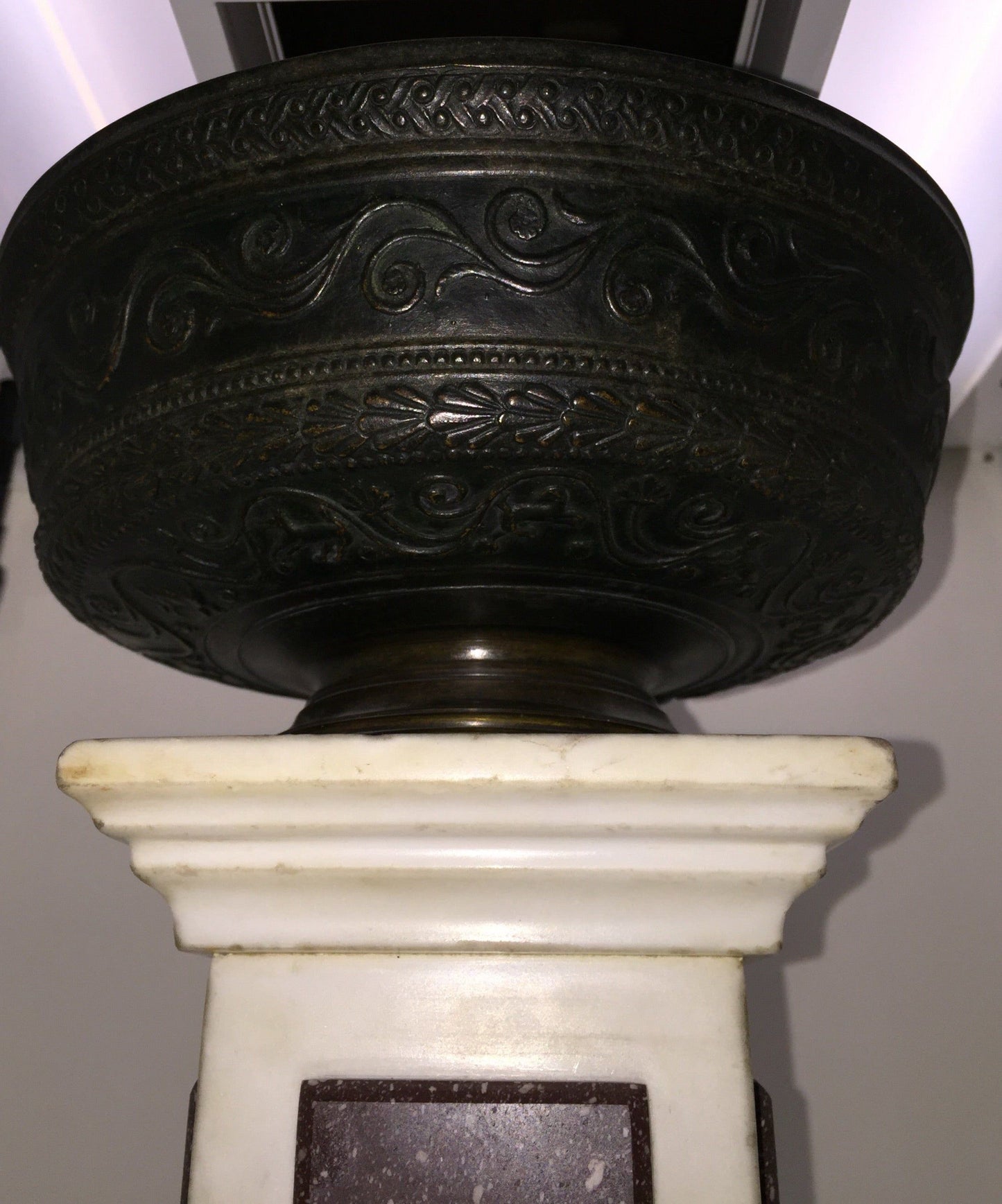 Italian Neoclassical Bronze Bowl, Probably Ferrara, 19th Century